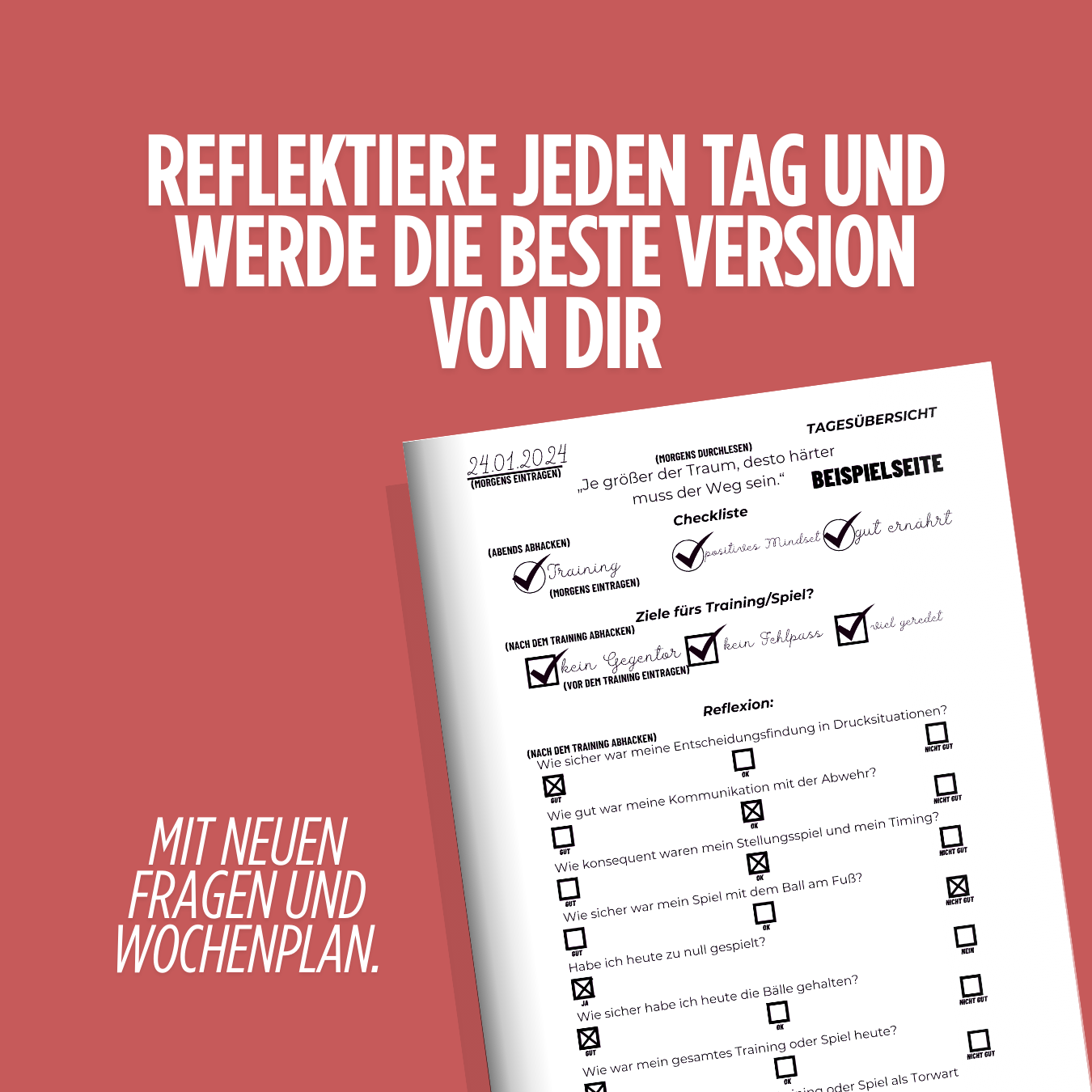 Das Torwart Journal Pro