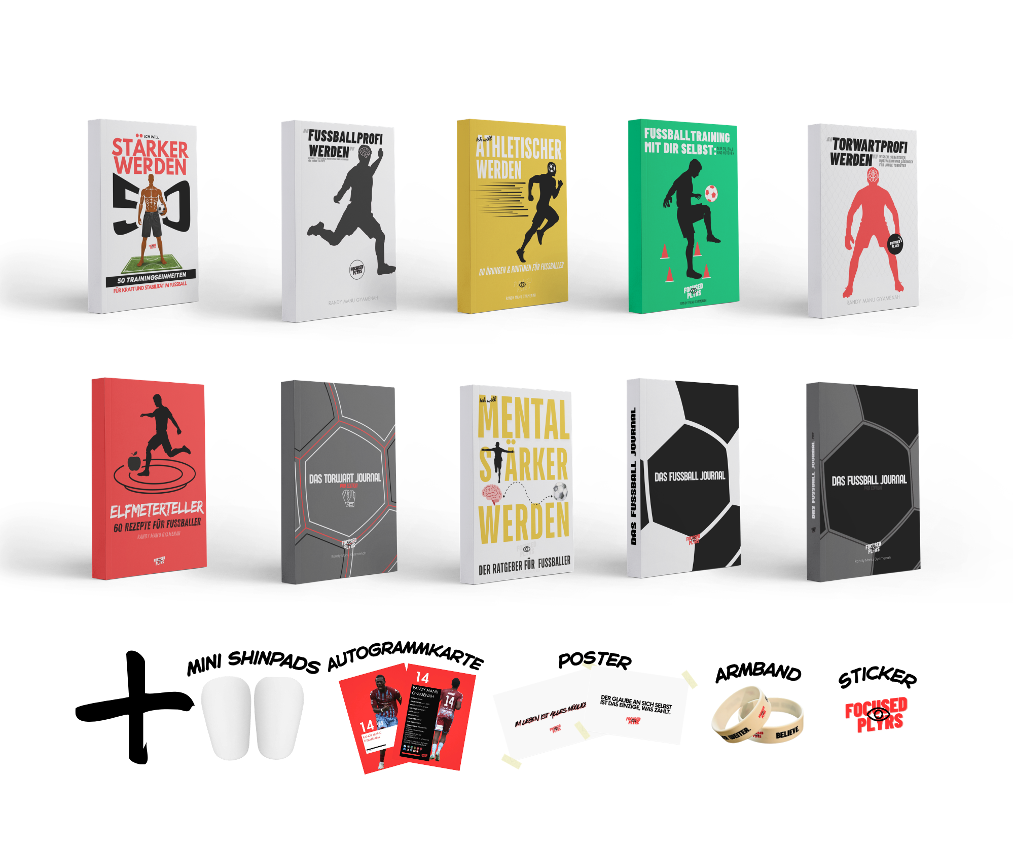 ULTIMATE PLAYER BUNDLE - Alle Bücher für deine komplette Entwicklung im Fußball