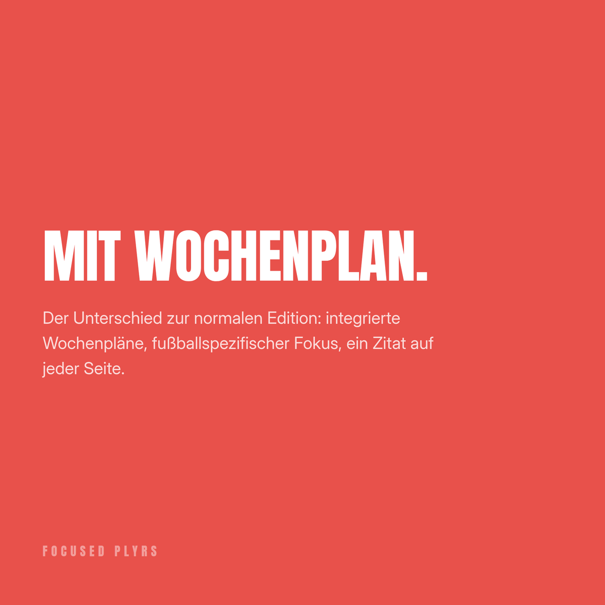 Das Fußball Journal PRO EDITION