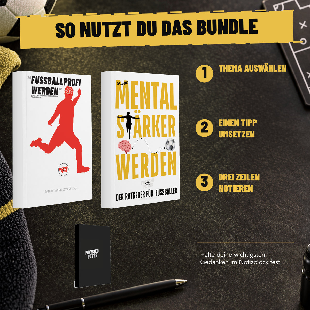 Focused Plyrs bestseller-duo – anwendung mit Originalcover