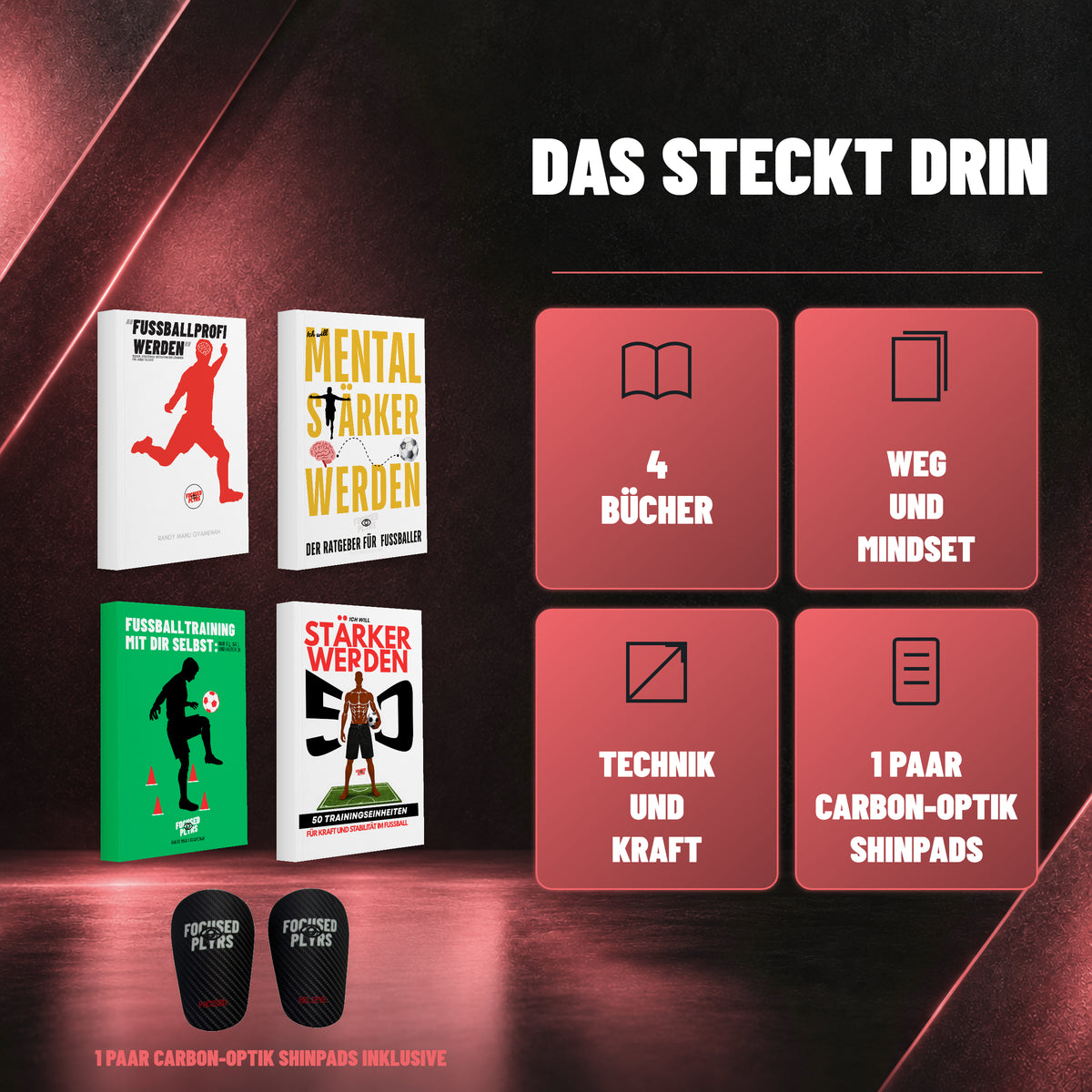 Focused Plyrs performance-starter-bundle – inhalt mit Originalcover