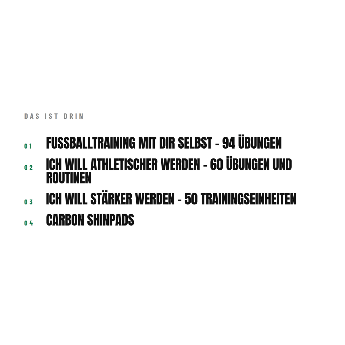 Ultimate Training Bundle – 3 Trainingsbücher und Carbon Shinpads