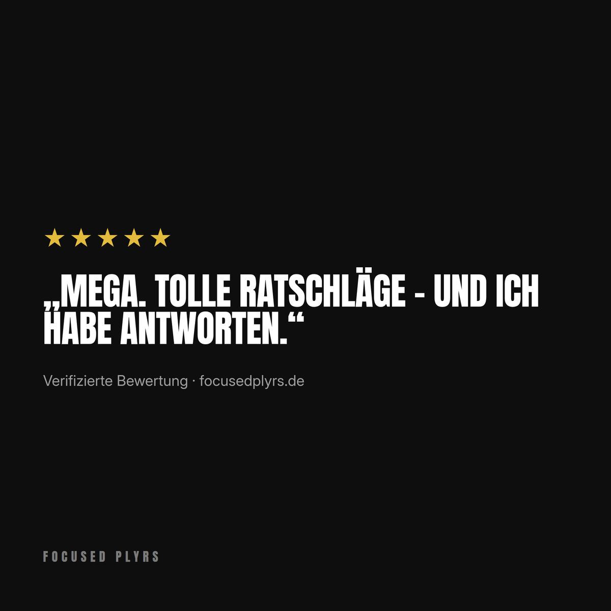 Ich will athletischer werden