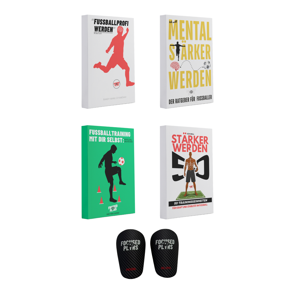 Performance Starter Bundle – 4 Bücher und Carbon Shinpads