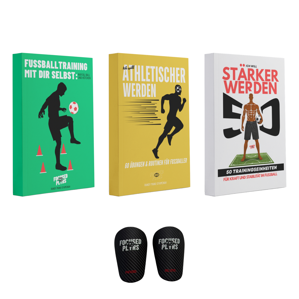 Ultimate Training Bundle – 3 Trainingsbücher und Carbon Shinpads